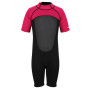 Neopreno Regatta Jnr ShortyWetsuit negro/rosa Black/Duches