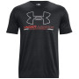 Camiseta funcional de hombre Under Armour Training Vent Graphic SS negro Black / Beta / White