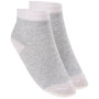 Calcetines para niños Bejo Calzetti Short Jrb gris/rosa Grey Melange/Pink