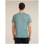 Camiseta funcional de hombre Icebreaker Merino Blend Core SS Tee Single Line Camp