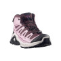 Calzado para niños Salomon X Ultra Mid Gtx J Huckleberry-Dawn Pink-Concord Grape