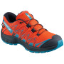 Calzado para niños Salomon XA Pro 3D CSWP J rojo CherryTomato/NavyBlazer/FjordBlue