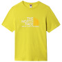 Camiseta de hombre The North Face S/S Rust 2 Tee 2022 amarillo Acid Yellow