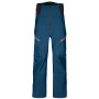 Pantalones de hombre Ortovox 3L Guardian Shell Pants M azul petrol blue