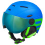 Casco de esquí para niños Etape Rider Pro azul/verde Blue/GreenMat
