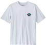 Camiseta de hombre Patagonia Great Waves Responsibili-Tee blanco White