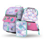Juego de mochila Baagl Zippy SET 3 Nebe azul claro