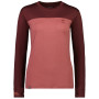 Camiseta funcional de mujer Mons Royale Yotei Bf Ls Dream State rojo/rosa Dark Chocolate / Terracotta