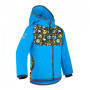Chaqueta softshell para niños Unuo Softshell Fleece Basic azul claro