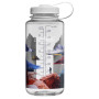 Botella Nalgene Wide Mouth 1l Clear Stained Glass azul landscapes
