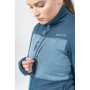 Sudadera funcional de mujer Devold Egga Grid Merino Jkt