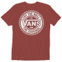 Camiseta de hombre Vans Original Checkerboard C SS rojo Chili Oil