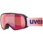 Gafas de esquí Uvex Xcitd CV negro/naranja black matt SL/scarlet-green
