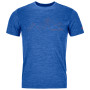 Camiseta funcional de hombre Ortovox 150 Cool Mountain Face TS azul JustBlueBlend