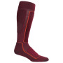 Medias de hombre Icebreaker Mens Ski+ Medium OTC burdeos Cabernet/JetHthr