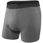 Calzoncillos bóxer Saxx Platinum Boxer Brief Fly gris DkCharcoalHeather