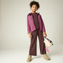Sudadera para niños Regatta Myla Hybrid Jacket Fig/Violet