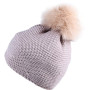 Gorro de mujer Sherpa Nora beige Beige