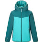 Chaqueta de invierno para niños Regatta Illuma Reflective Jacket Mediterranea/Turquoise verde claro/verde oscuro MediTurq