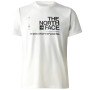 Camiseta de hombre The North Face Foundation Graphic Tee S/S blanco GARDENIA WHITE/TNF BLACK