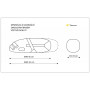 Alforja para sillín Sport Arsenal Art. 612