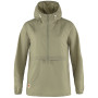 Cortavientos de mujer Fjällräven High Coast Lite Anorak W beige Sand Stone