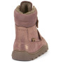 Botas de invierno para niños Froddo Barefoot Zeru Tex Winter Pink/Gold