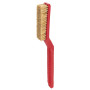 Cepillo de limpieza Mammut Sender Brush rojo 3465 - magma