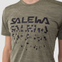 Camiseta de hombre Salewa Puez Hybrid 2 Dry M S/S Tee