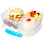 Caja de comida Sistema Triple Split Lunch 2L