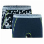 Bragas Kari Traa Attraktiv Hipster 2PK azul oscuro Marin