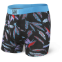 Calzoncillos bóxer Saxx Ultra Boxer Brief Fly negro/azul BlueBirdsOfParadise