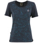 Camiseta de mujer E9 Anita gris/azul Ocean Blue