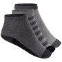 Calcetines para niños Bejo Calzetti Short Jrb gris/negro Grey Melange/Dark Grey