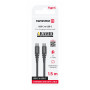 Cable de carga y datos Swissten Aramid Reinforced USB-C/USB-C 1,5 m