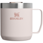 Taza térmica Stanley Stay-Hot Camp Mug 350 ml rosa Hammertone Rose Quartz
