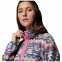 Sudadera de mujer Columbia Helvetia™ II Printed Cropped Half Snap