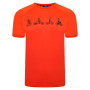 Camiseta de hombre Dare 2b Righteous III Tee naranja Burnt Salmon