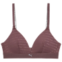 Sujetador Puma Embosed logo triangle top 1P