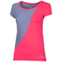 Camiseta de mujer Progress TR Lyka 23NA gris GrayMelter/Coral