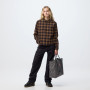Camisa de mujer Fjällräven Övik Boxy Flannel Shirt W