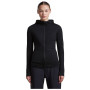 Sudadera funcional de mujer Icebreaker Women Merino Blend 200 RealFleece™ Descender LS Zip Hoodie