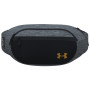 Riñonera Under Armour Flex Waist Bag gris Pitch Gray / Black / Metallic Gold