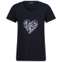 Camiseta de mujer Regatta Filandra VIII azul oscuro Navy Amore