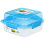 Caja de alimentos Sistema Lunch Stack To Go Square 1,24l azul