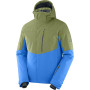 Chaqueta de hombre Salomon Speed Jacket M azul claro IndigoBunting/MartiniOlive/Ebony