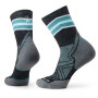 Calcetines de mujer Smartwool W Run Targeted Cushion Mid Crew gris/azul Black