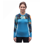 Camiseta de mujer Sensor Merino Impress, dl.rukáv