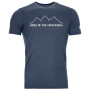 Camiseta de hombre Ortovox 150 Cool Pixel Voice Ts M azul BlueLake