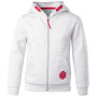 Sudadera para niños Bejo Aida II Kdg gris Light Grey Melange/Raspberry